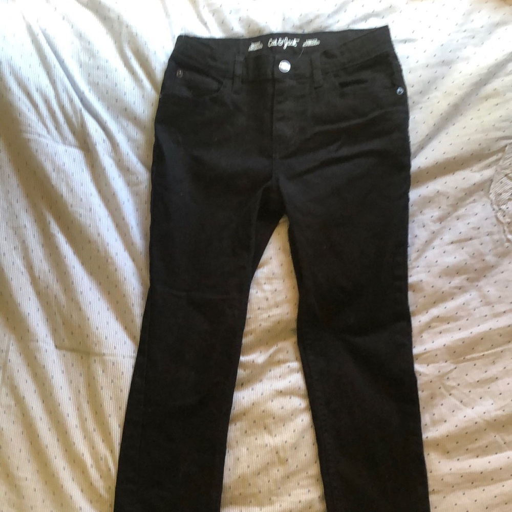 Black stretch Cat & Jack pants. Good for school or a formal event.